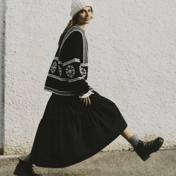 NWT Banana Republic Fair Isle Crew-neck Sweater 2025 HOLIDAY Collection Preview - Picture 1 of 10